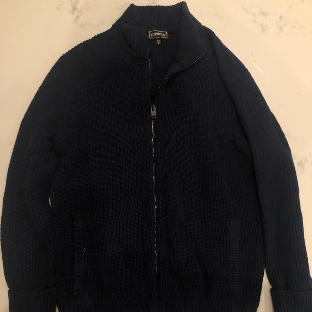Express Men zip up sweater